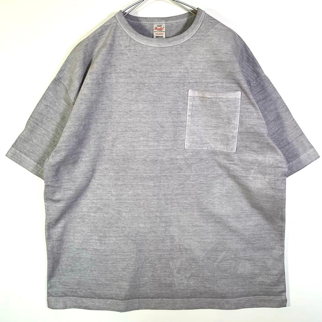 gold 東洋エンタープライズ 胸ポケット　Ｔシャツ ピグメント加工