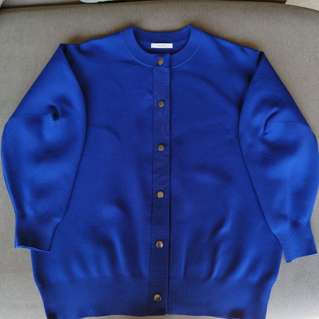 JOURNAL STANDARD ウォッシャブルバナナスリーブカーディガン　青