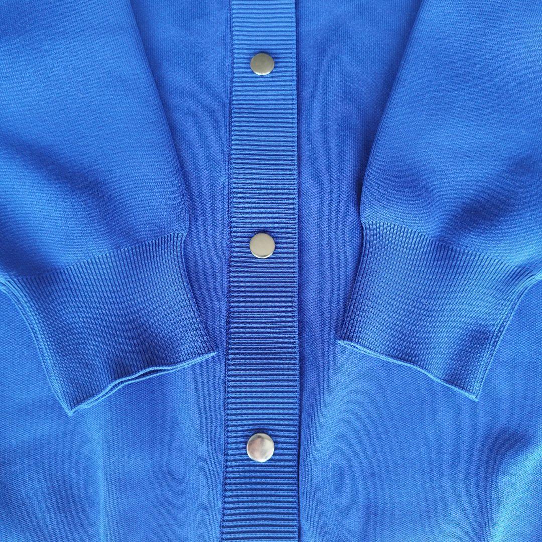 JOURNAL STANDARD ウォッシャブルバナナスリーブカーディガン　青