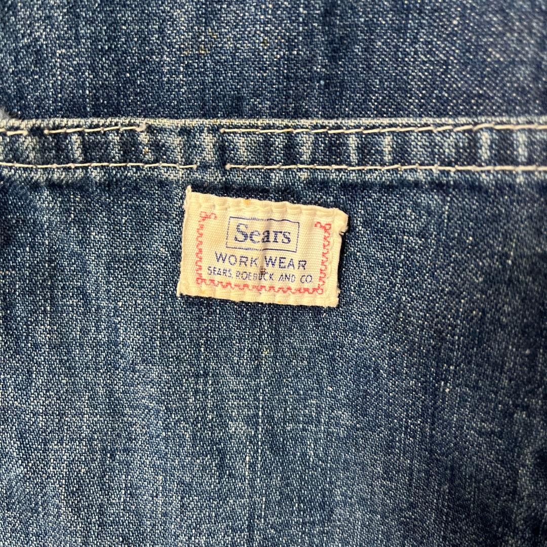 60s Sears ブランケットライナー デニムカバーオール