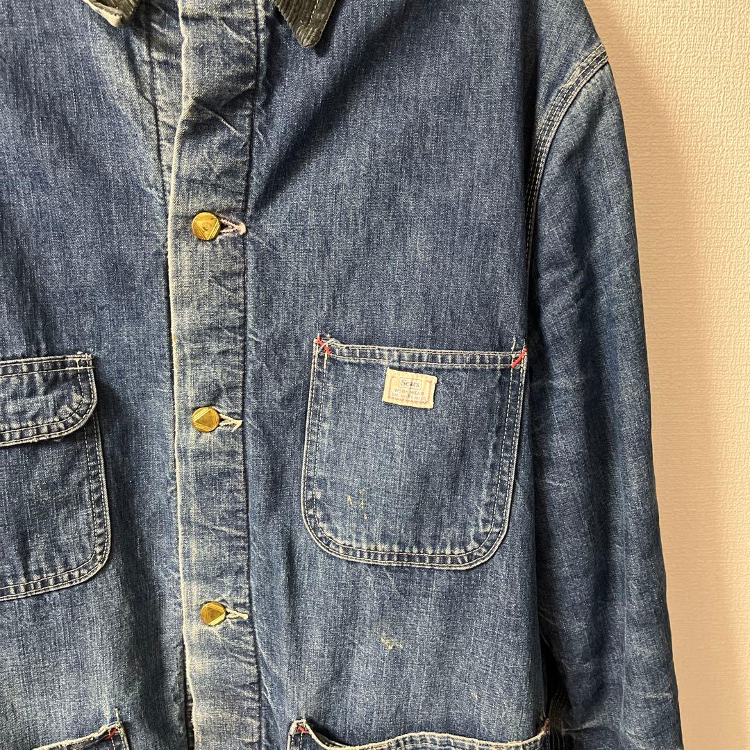 60s Sears ブランケットライナー デニムカバーオール