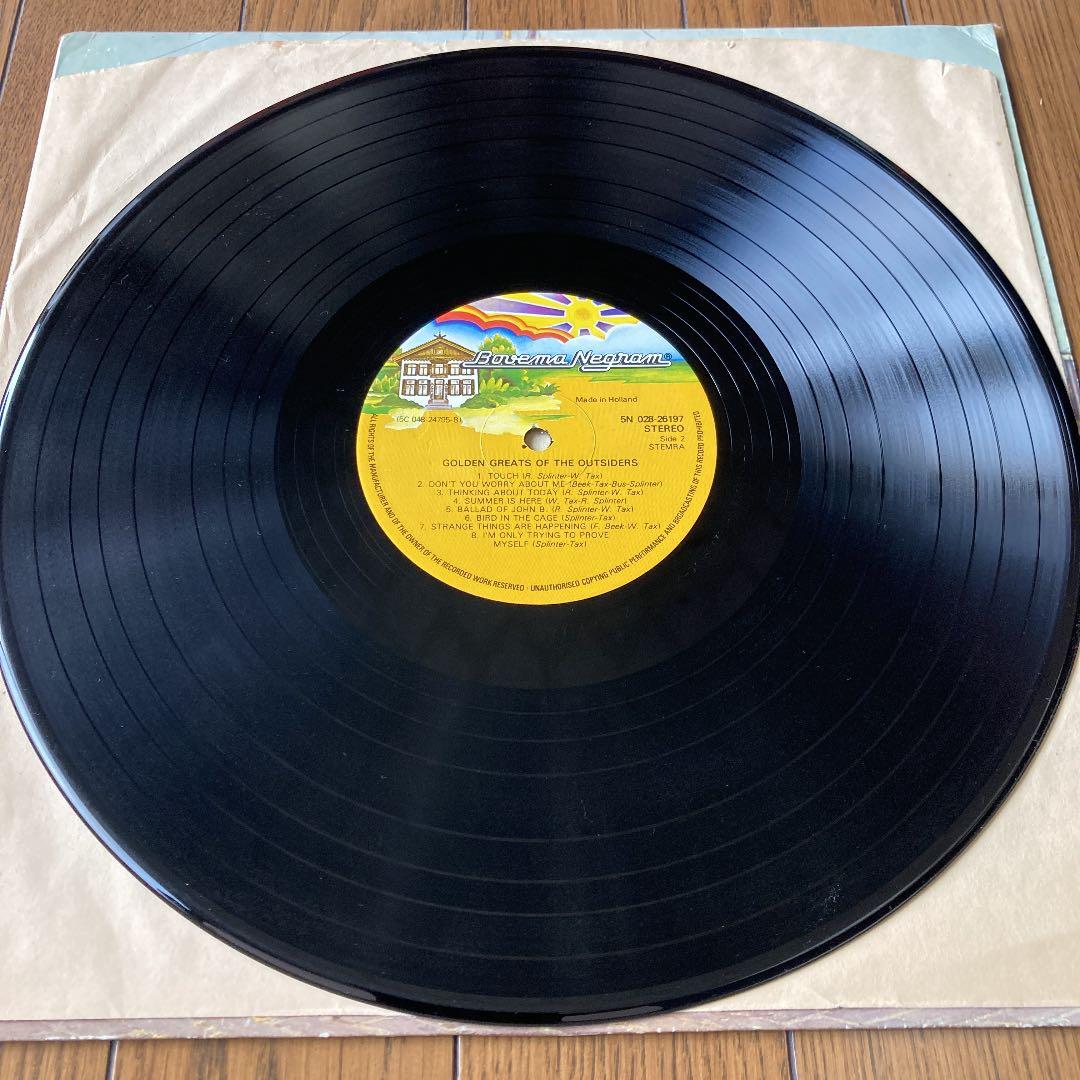 【THE OUTSIDERS】ベスト盤 LPレコード アウトサイダーズ
