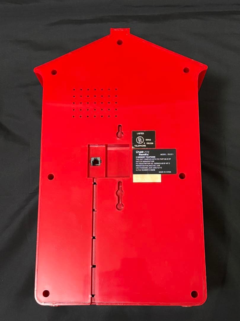 【匿名配送】RANDIX 電話機　アメリカン雑貨　911 ヴィンテージ