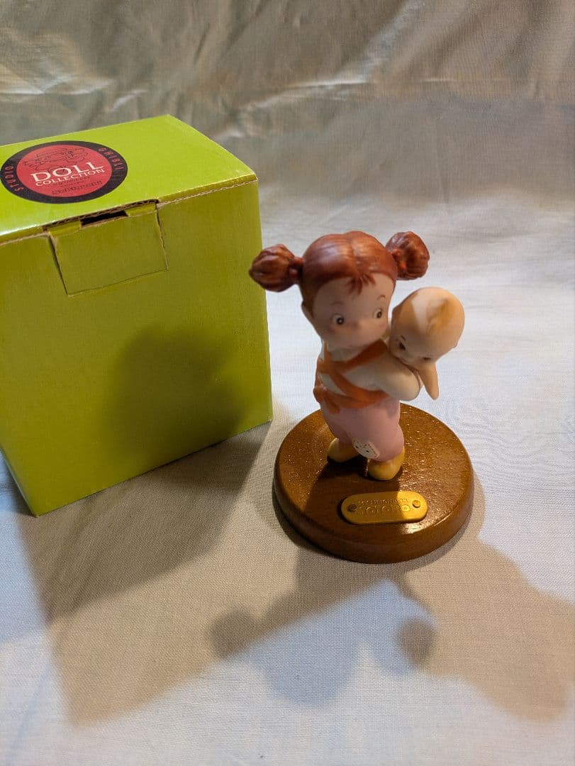めいちゃん磁器ドールコレクション　もんぺでキューピー 廃版品レア