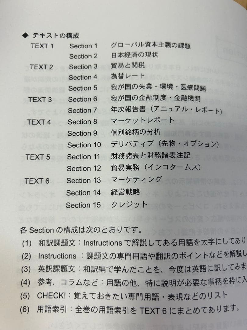 サン・フレアアカデミー サンフレア　テキスト　専門講座　国際金融　経済英語科