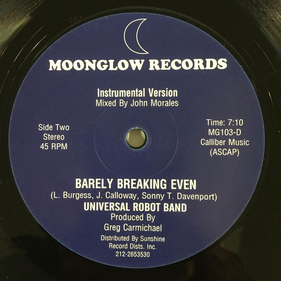 洋楽 BarelyBreakingEven /UNIVERSAL ROBOT BAND