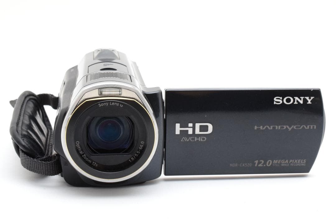 【美品】SONY Handycam HDR-CX520V ブラック　動作確認済