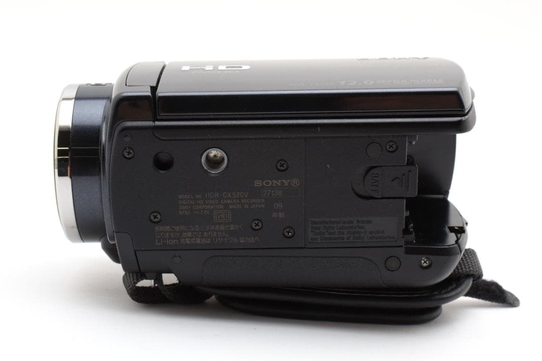 【美品】SONY Handycam HDR-CX520V ブラック　動作確認済