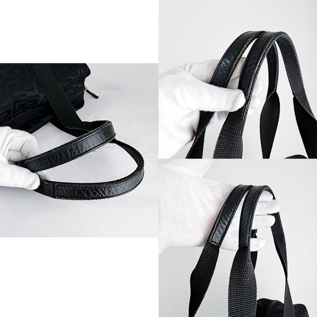 【超美品】GIVENCHY ジバンシィ ブラック ボストンバッグ 4Gロゴ入り