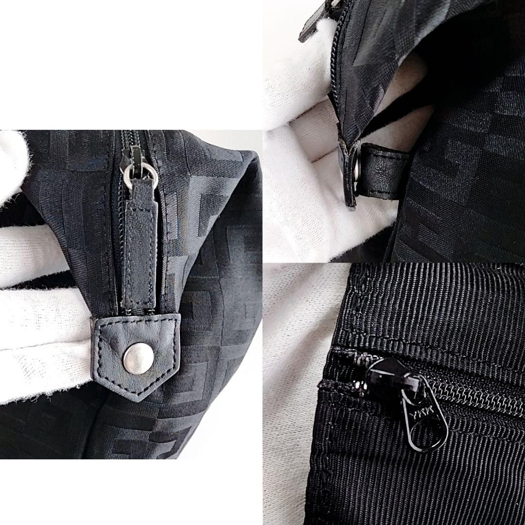 【超美品】GIVENCHY ジバンシィ ブラック ボストンバッグ 4Gロゴ入り