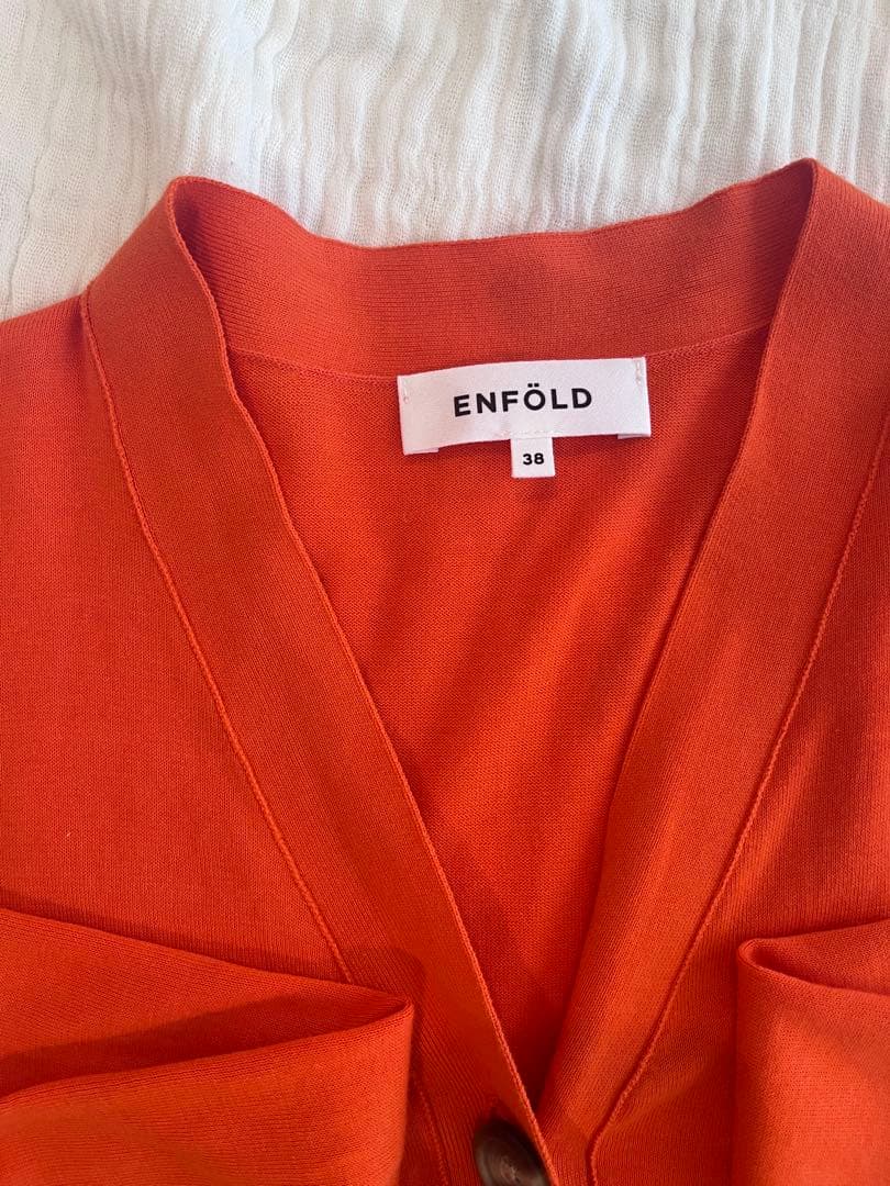 美品★ENFOLD WAVE DRAPE CARDIGAN