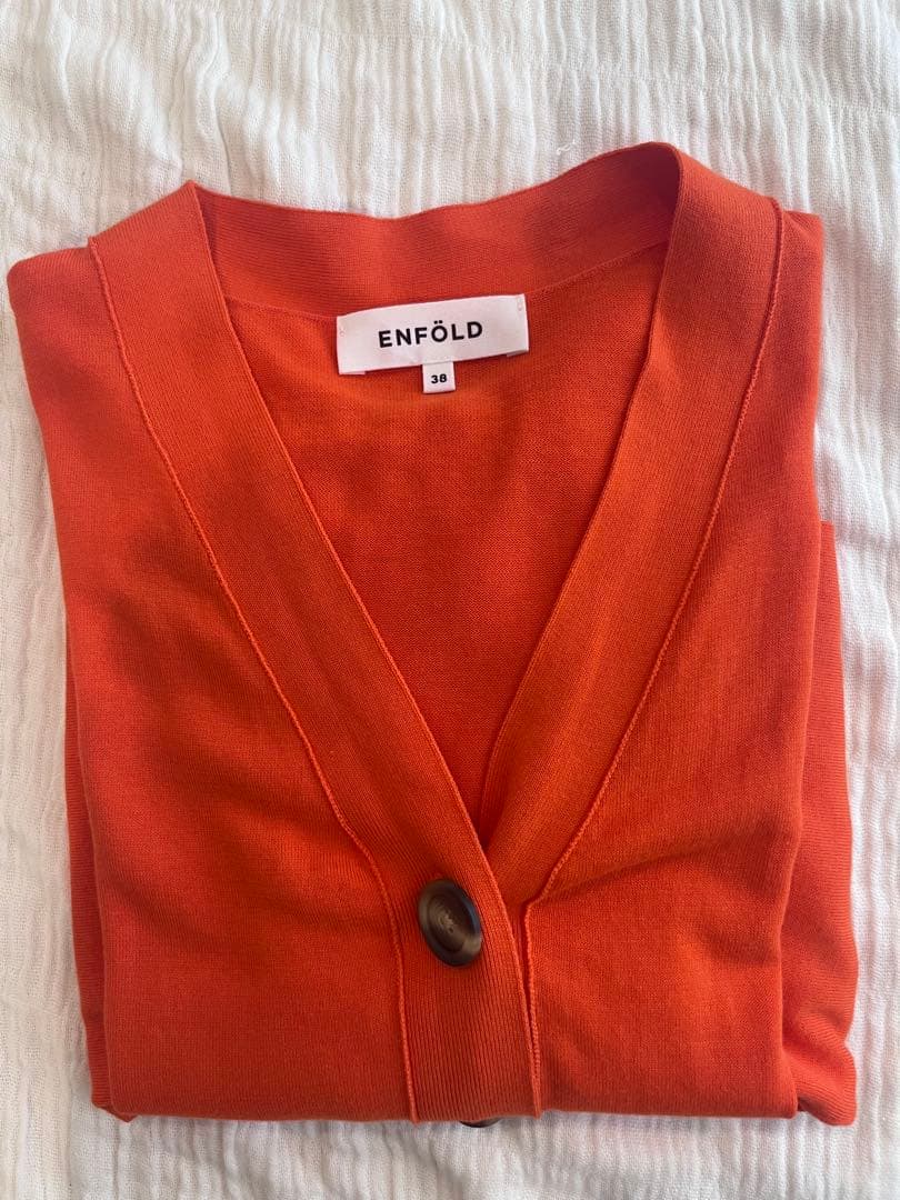 美品★ENFOLD WAVE DRAPE CARDIGAN
