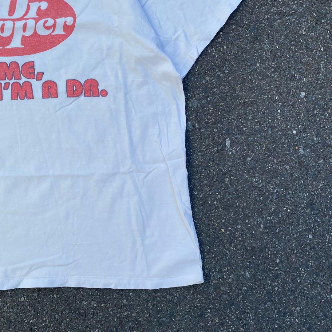 90s DR PEPPER Tシャツ プリント ホワイト