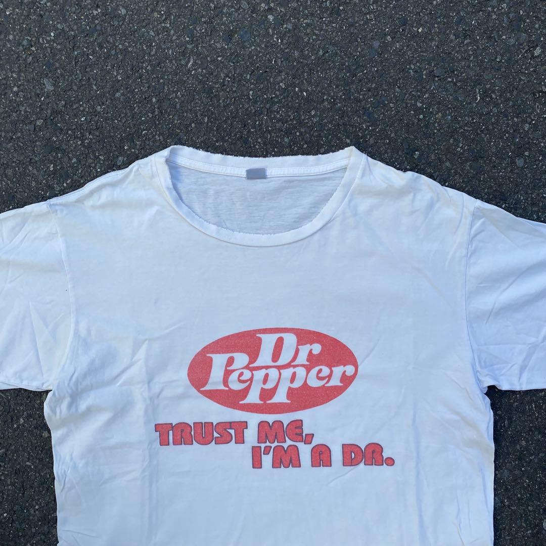 90s DR PEPPER Tシャツ プリント ホワイト