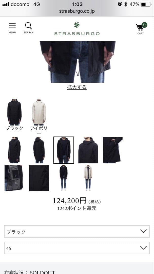 HERNO Laminar GORE-TEX モッズコート ブラック48