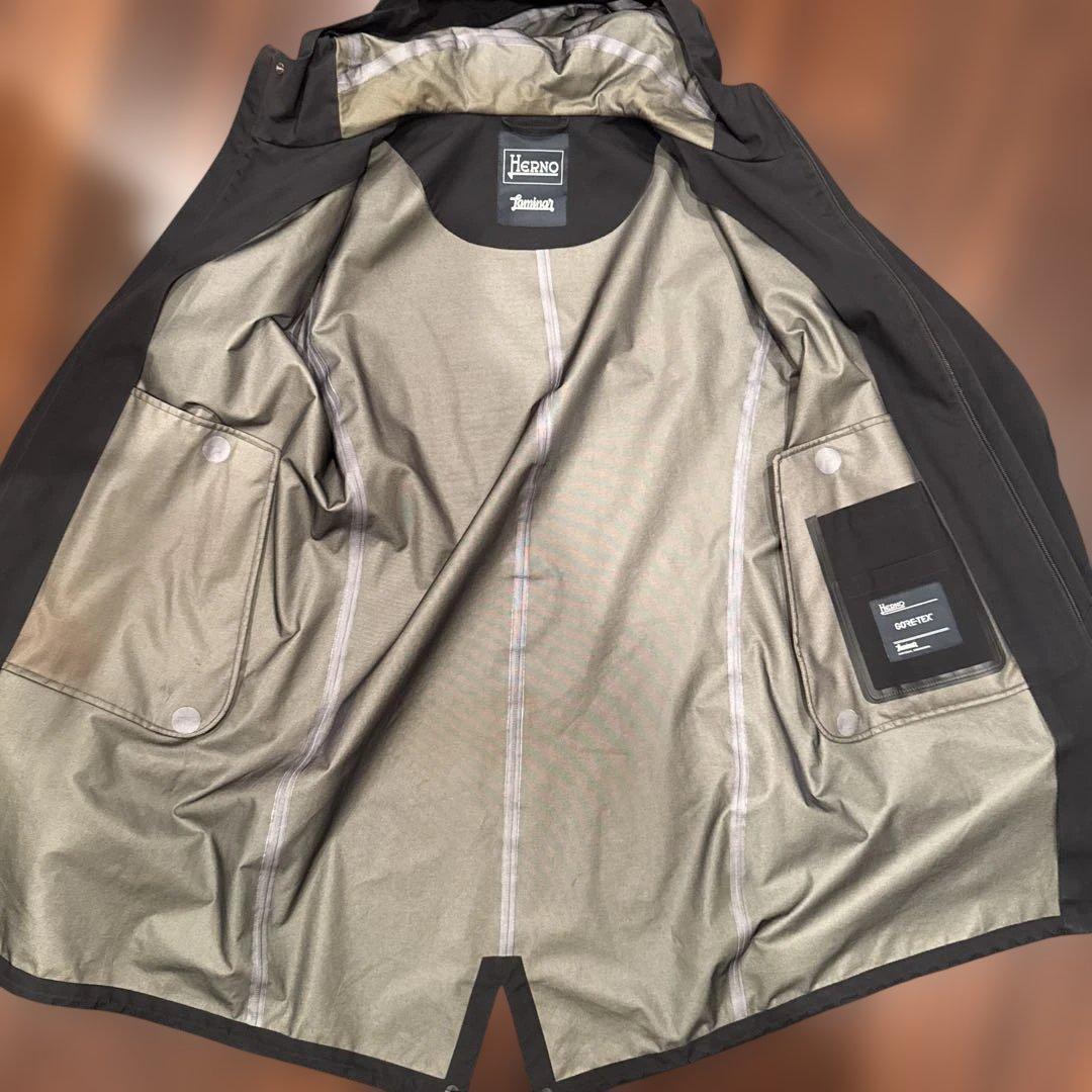 HERNO Laminar GORE-TEX モッズコート ブラック48