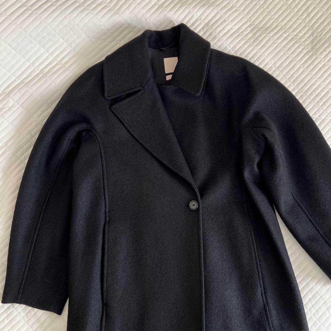  ブラック コート　100%ウール　toteme mango zara