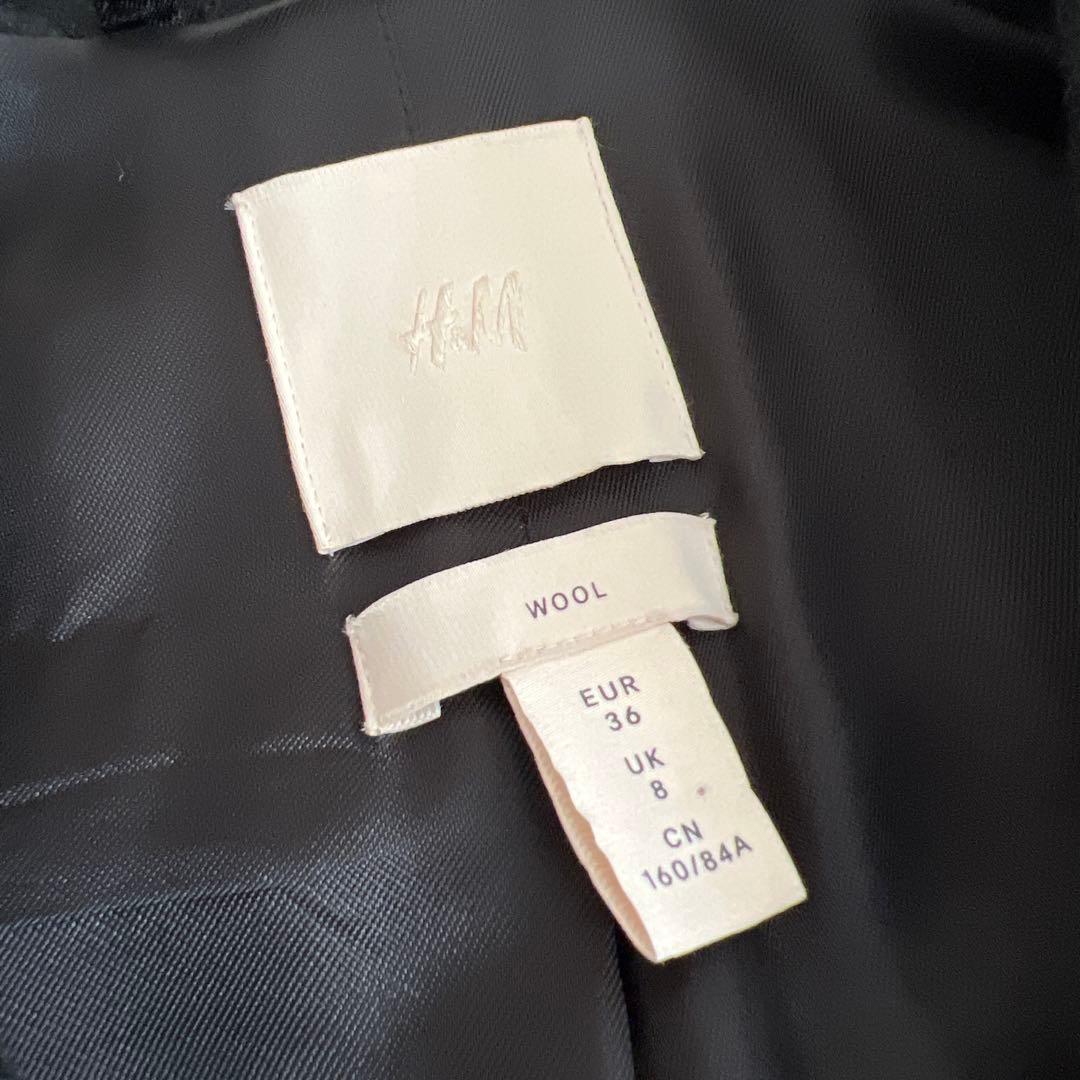 ブラック コート　100%ウール　toteme mango zara