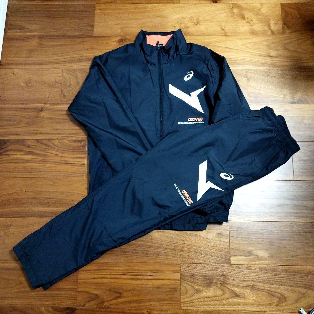 人気モデル★asics　アシックス　ウォーマー　上下　セットアップ　サイズ2XL