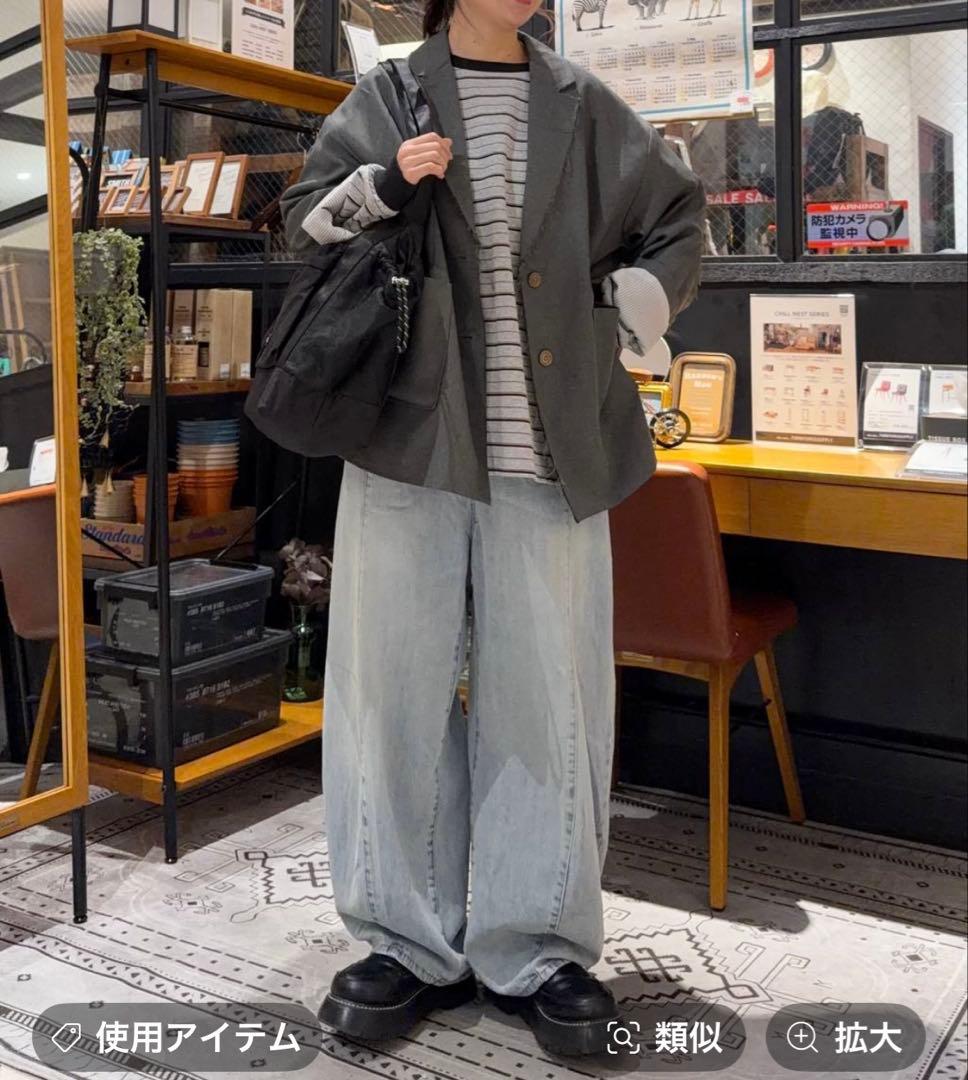 新品 ニコアンド ホヅホヅルーズジャケット