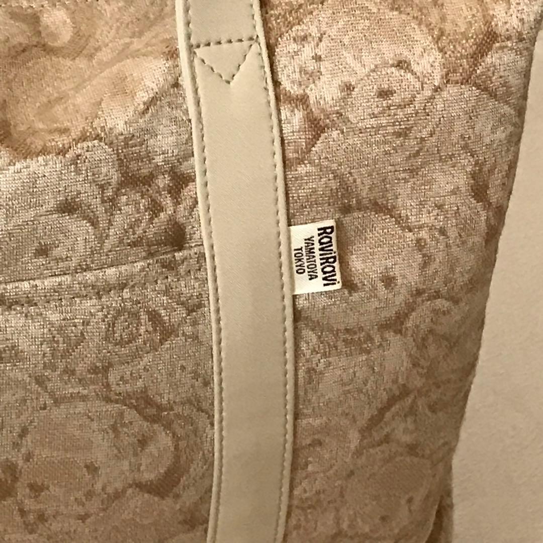 美品　ヤマト屋　ラビラビ　ボストンバッグ　テディベア柄　クマ柄　2WAY