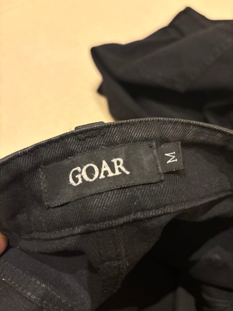 goar.archive strapped flare pants即日発送