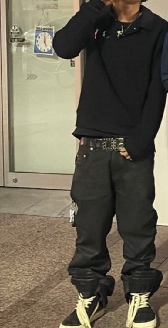 goar.archive strapped flare pants即日発送