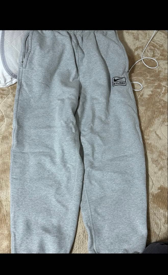 nike×stussyスウェットパンツ　M