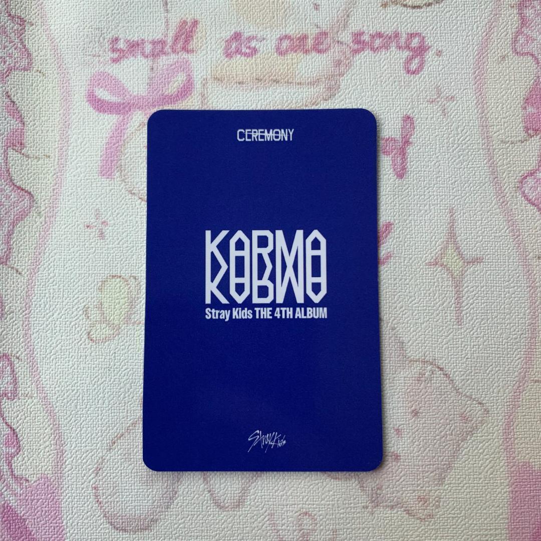 リノ Straykids サノク Karma 公開放送 事前収録 トレカ