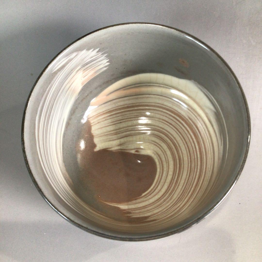 Ｐ１００　茶碗　『宮川香せつ造』『乾山写翡翠絵』『刷毛目茶碗』　共箱　茶道具