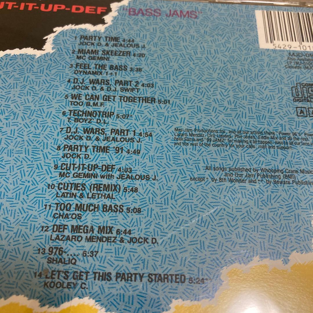洋楽 CUT IT UP DEF BASS JAMS