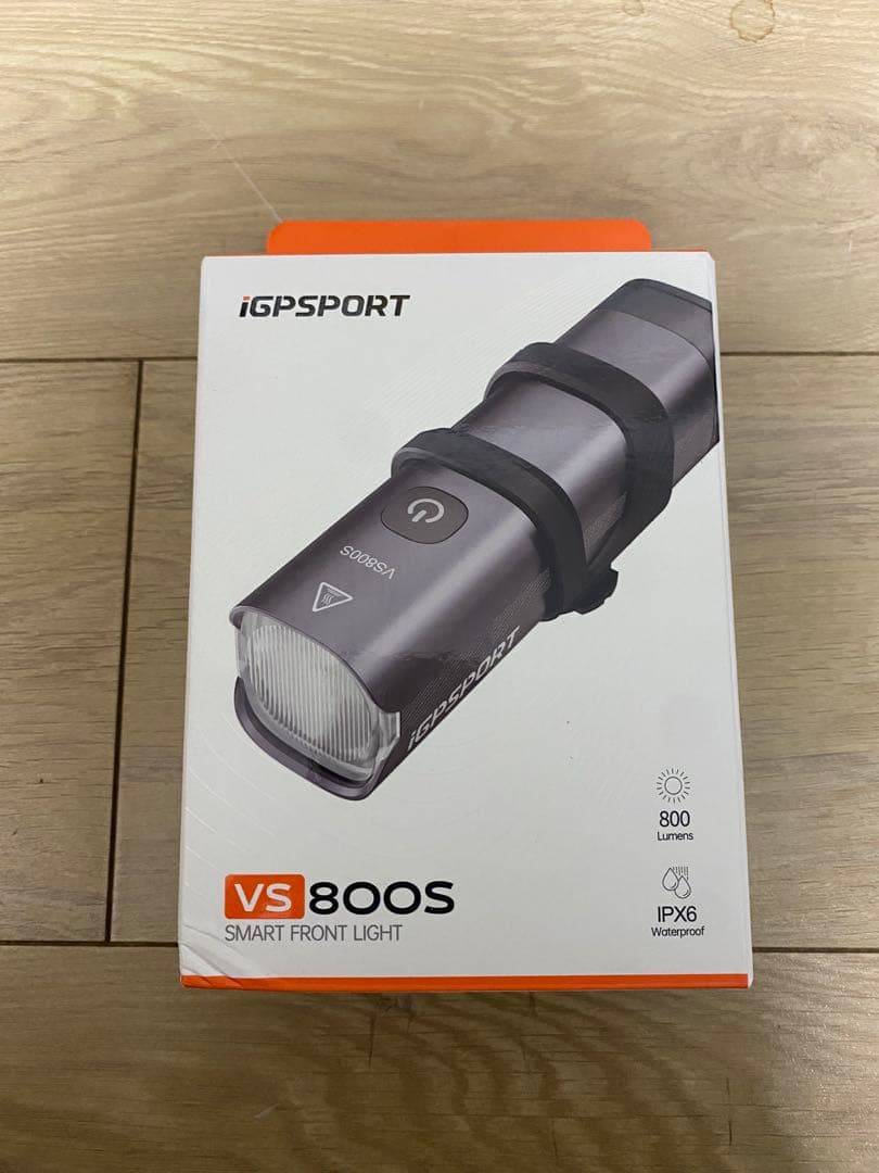 iGPSPORT VS800S スマートフロントライト 開封のみ