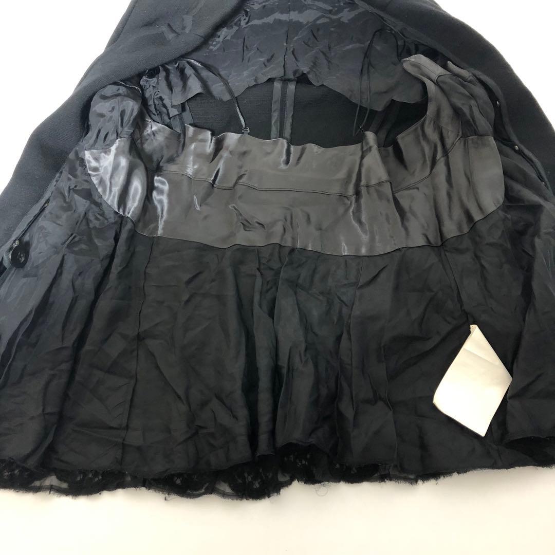 sacai ビーズキャミ付　ニットテーラードジャケット