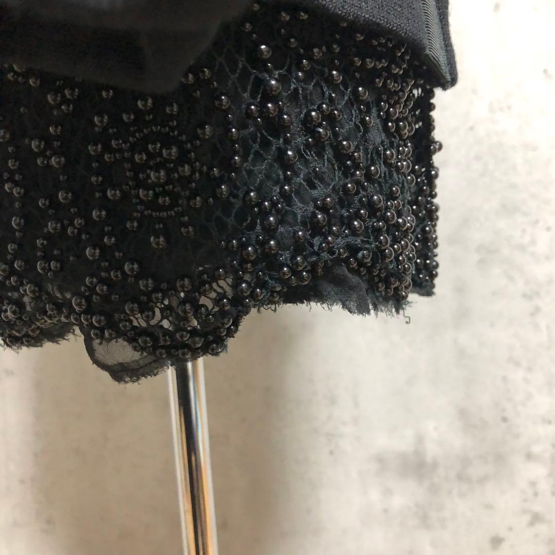 sacai ビーズキャミ付　ニットテーラードジャケット