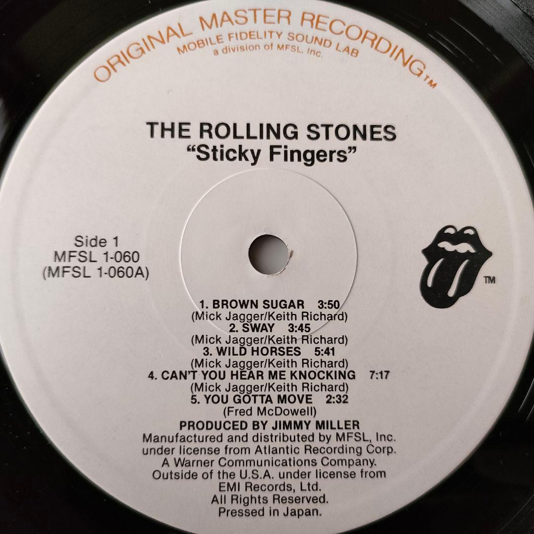 THE ROLLING STONES　STICKY FINGERS　レコード