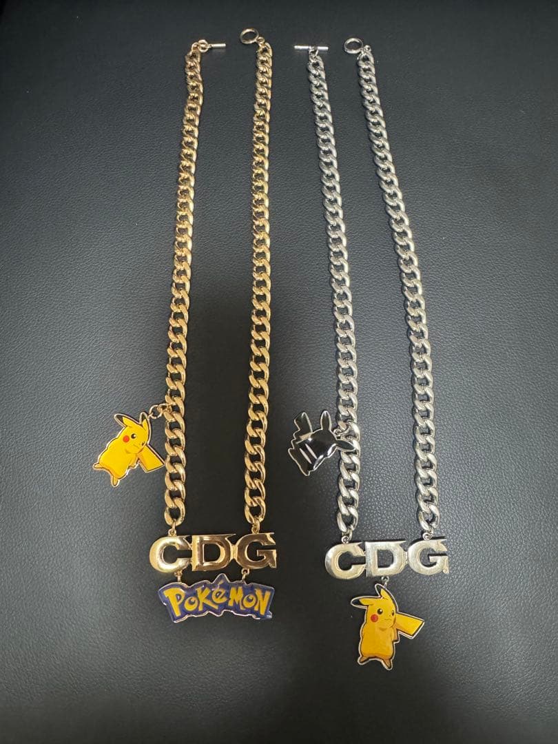 CDG×ポケットモンスター 伊勢丹限定ネックレス シルバー ゴールド