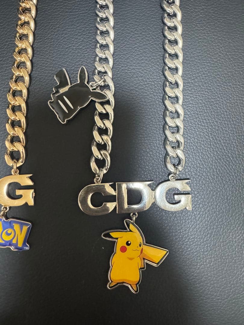 CDG×ポケットモンスター 伊勢丹限定ネックレス シルバー ゴールド