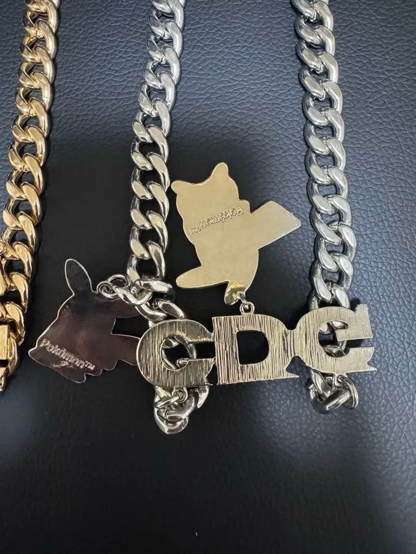 CDG×ポケットモンスター 伊勢丹限定ネックレス シルバー ゴールド