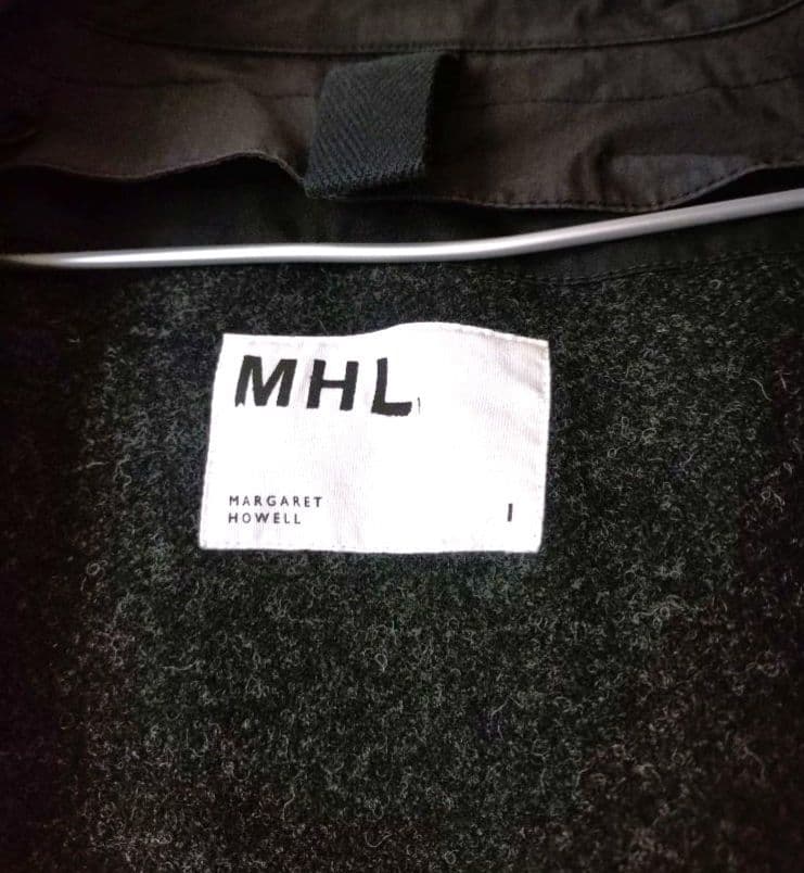 MHLマーガレットハウエル ウールライナー付き モッズコート Ⅰ S