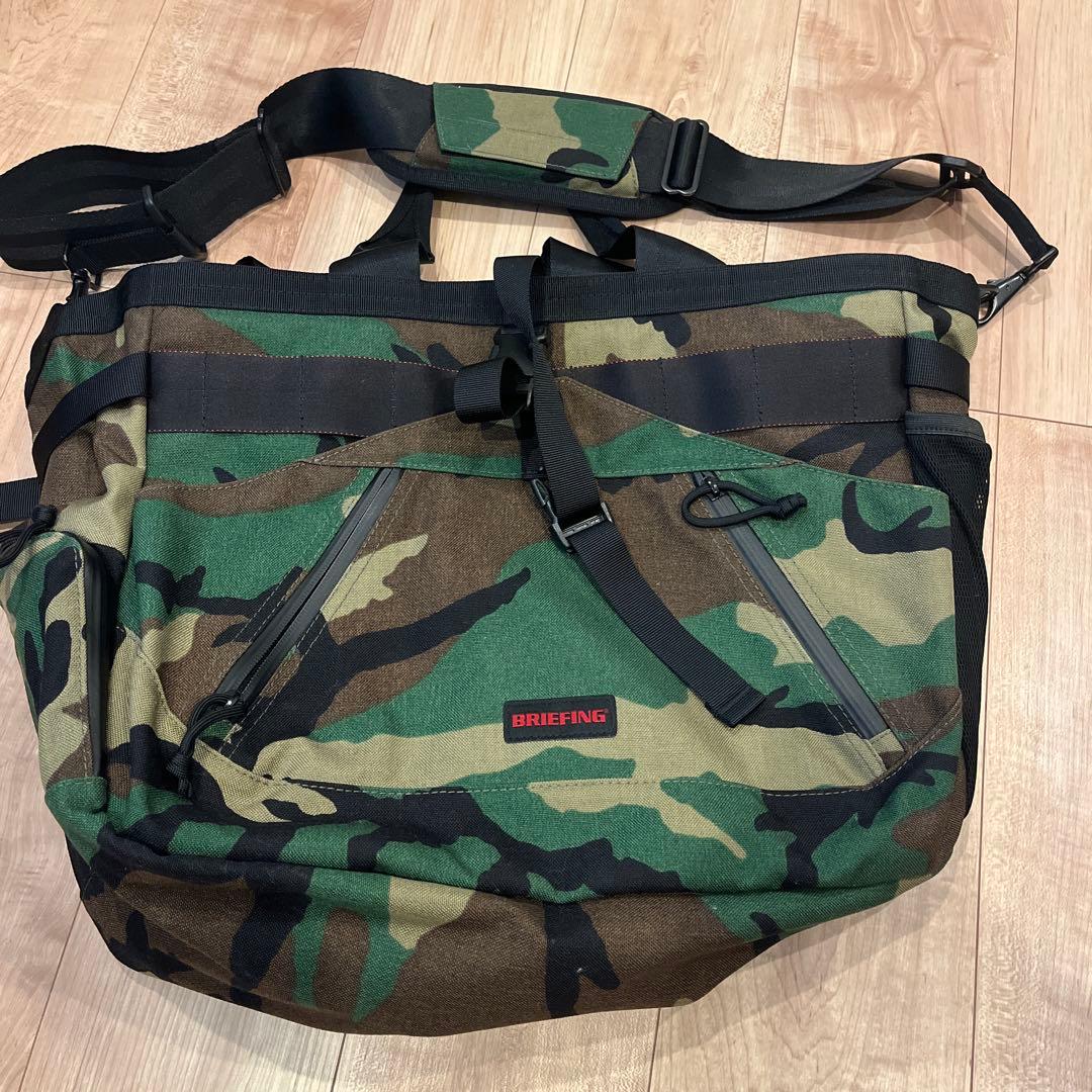 【新品・未使用】BRIEFING ブリーフィング ゴルフボストンバッグ　カモ迷彩
