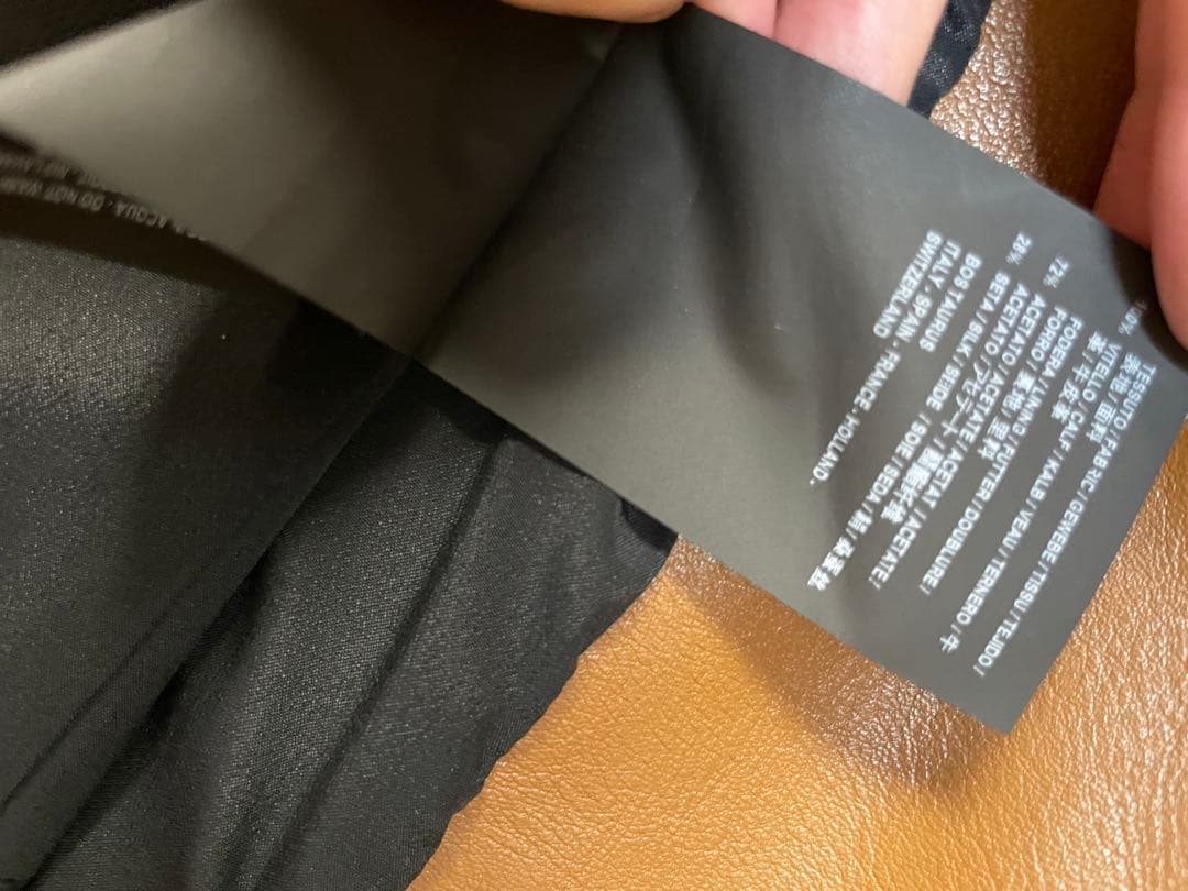 BALENCIAGA ブラウン レザー ワンピース　34
