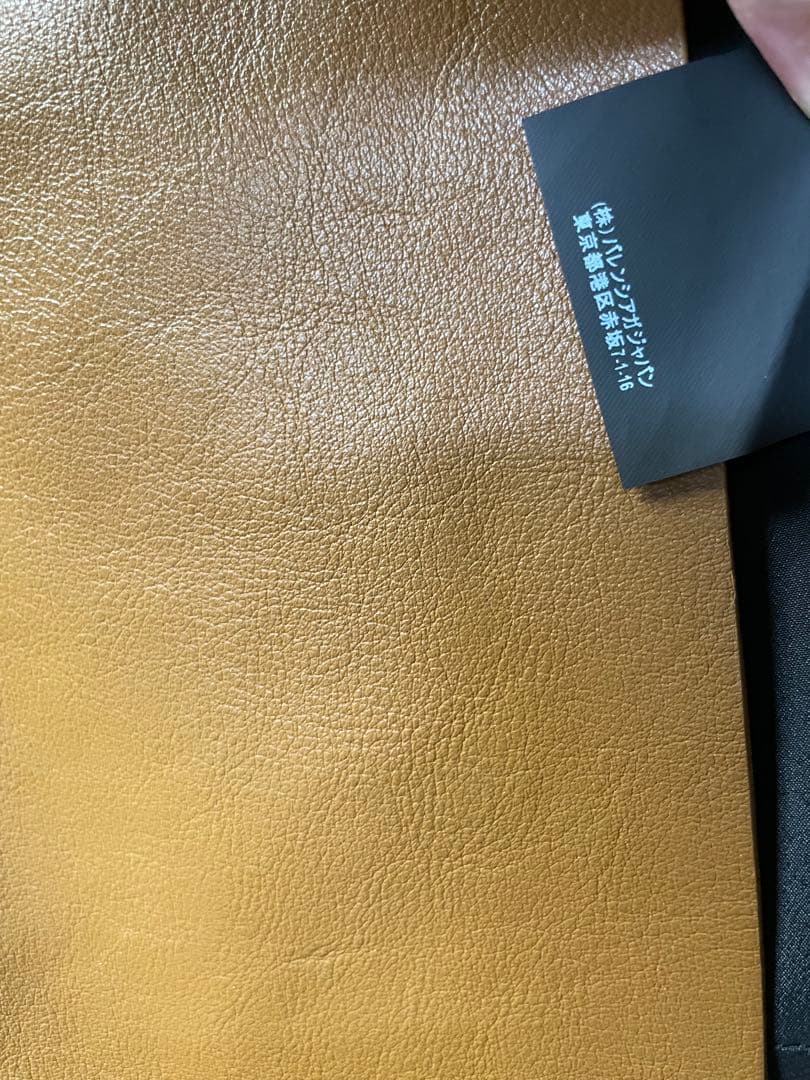 BALENCIAGA ブラウン レザー ワンピース　34