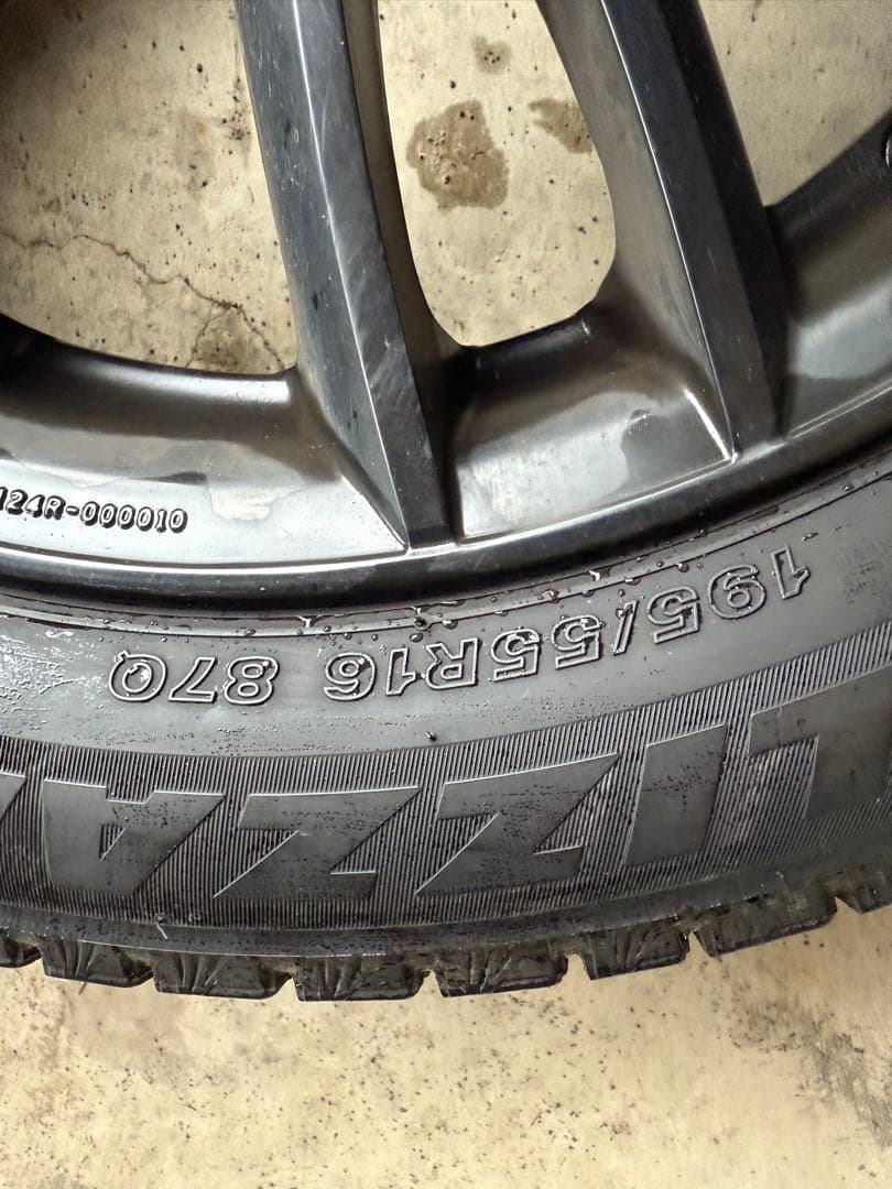 MAK 16インチ ホイールセット ブリザックVRX3 195/55/R16