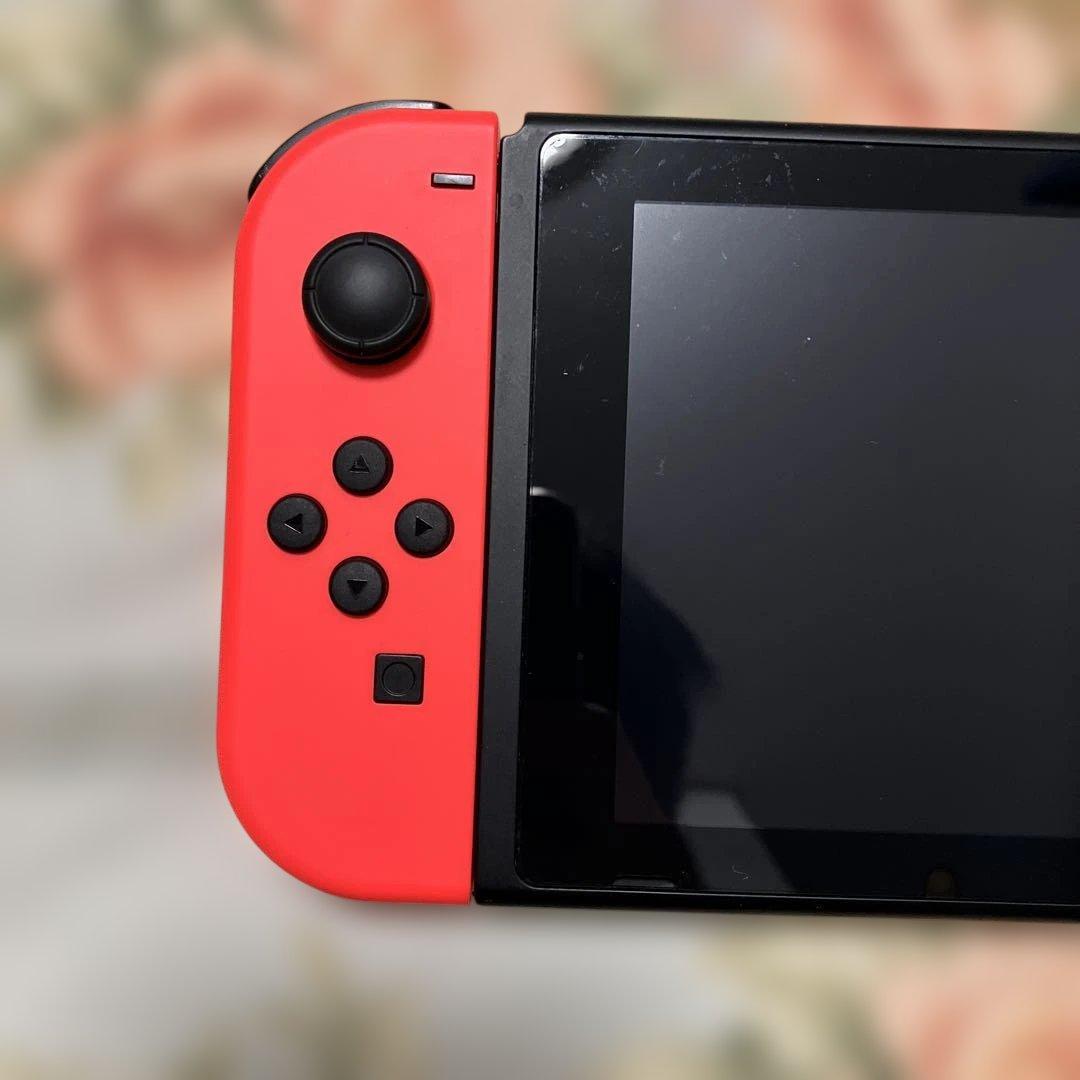 【美品】 バッテリー強化版 Switch 本体 ネオンレッド ネオンブルー