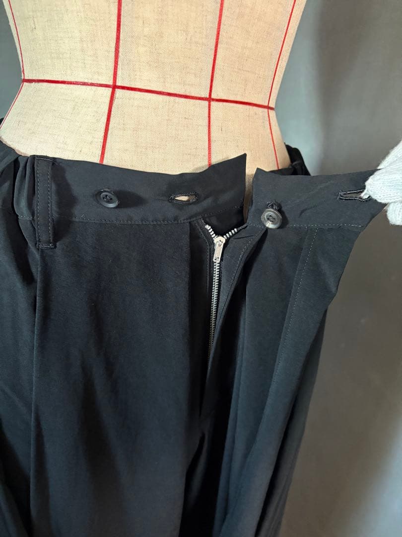 B yohji yamamoto ビー ヨウジヤマモト ドレープパンツ メンズ