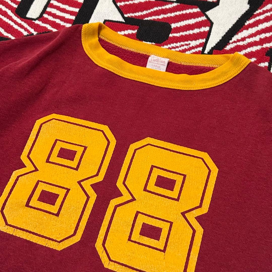 【レア】70s フットボールT 両面 ナンバリング USA製 Champion