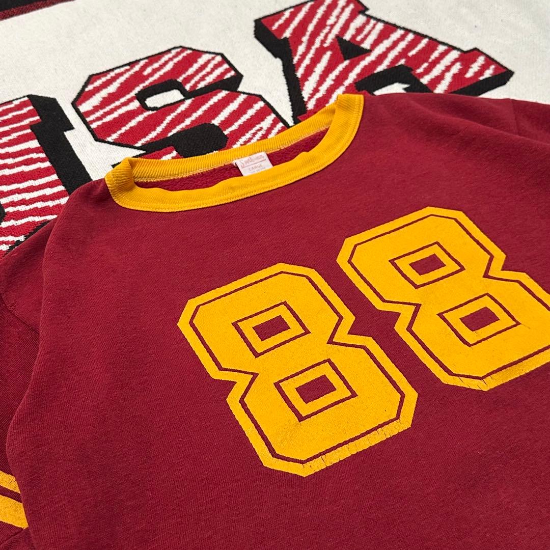 【レア】70s フットボールT 両面 ナンバリング USA製 Champion