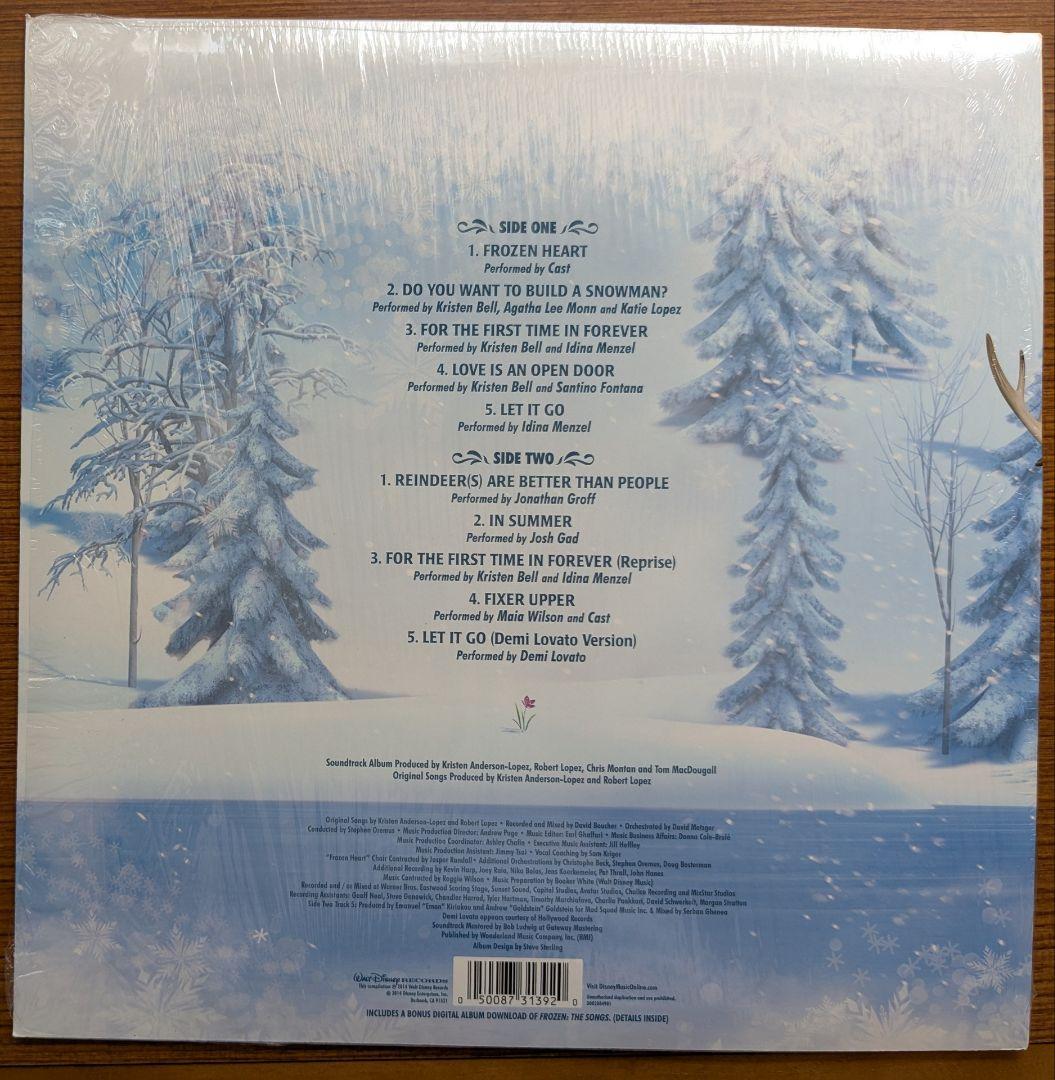 アナと雪の女王：LPレコード