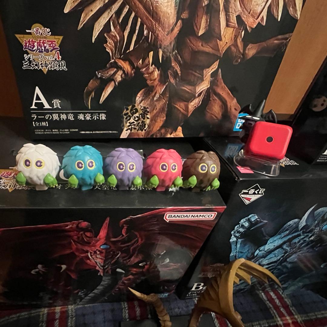 遊戯王 一番くじ　三幻神顕現フィギュアセット
