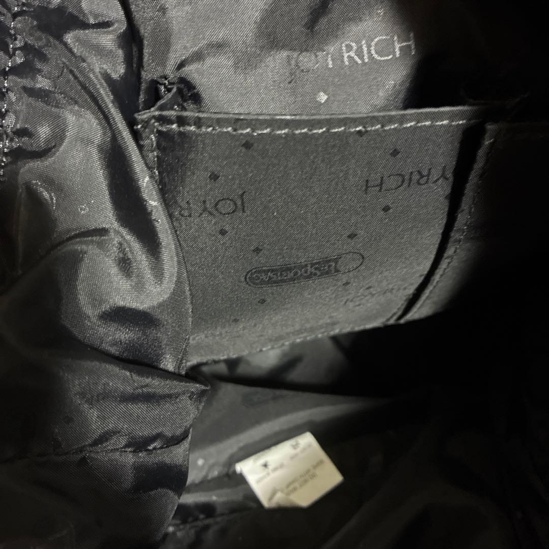 レスポ✖️Joyrich ブラック エナメル　キルト　ボストンバッグ